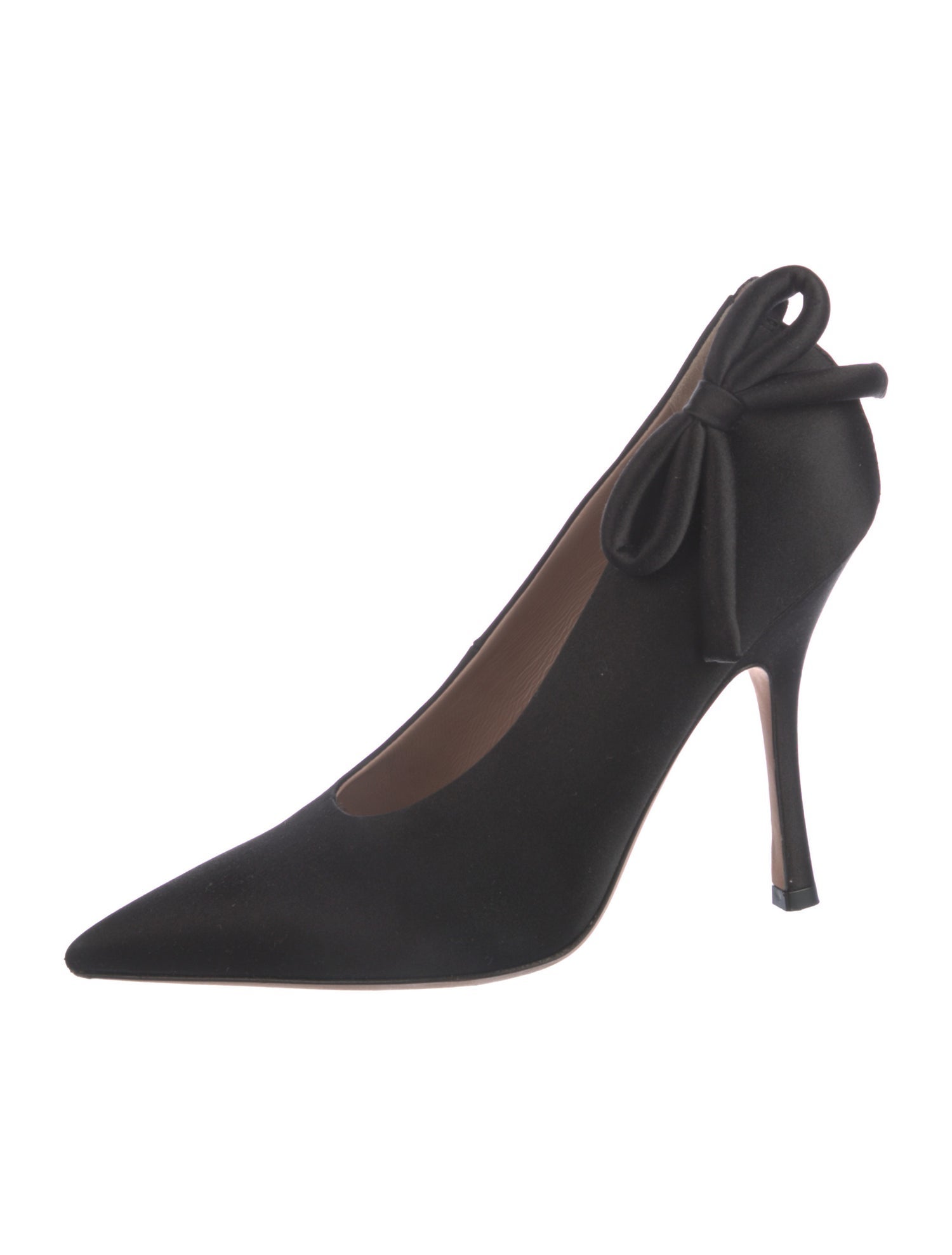 Valentino Satin Bow Accents Pumps