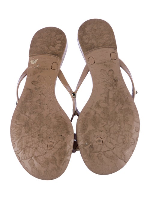 Valentino Rockstud Accents Rubber Slides