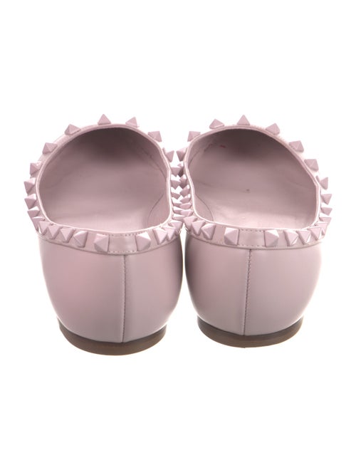 Valentino Rockstud Accents Leather Flats
