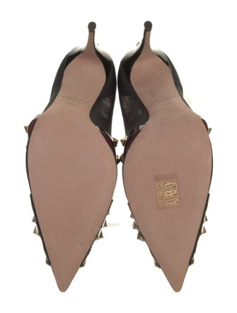 Valentino Rockstud Accents Mesh Pumps