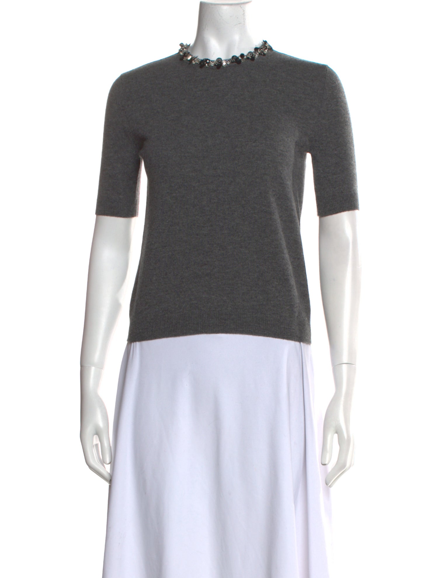 Valentino Virgin Wool Mock Neck Top w/ Tags