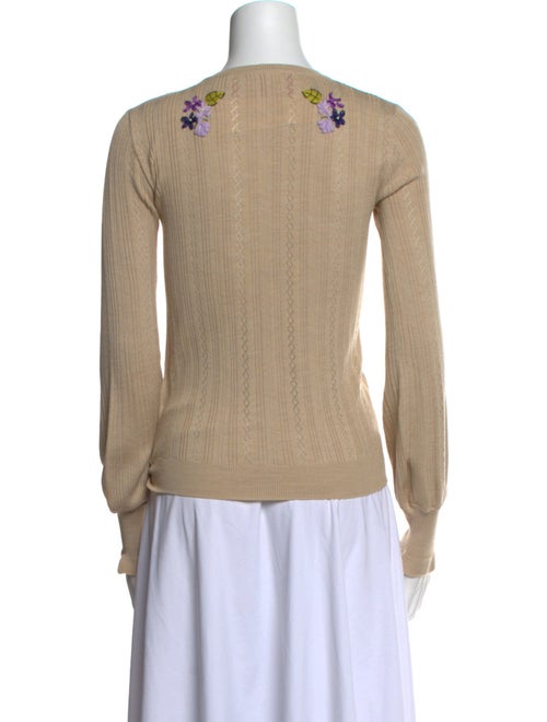 Valentino Virgin Wool Crew Neck Sweater