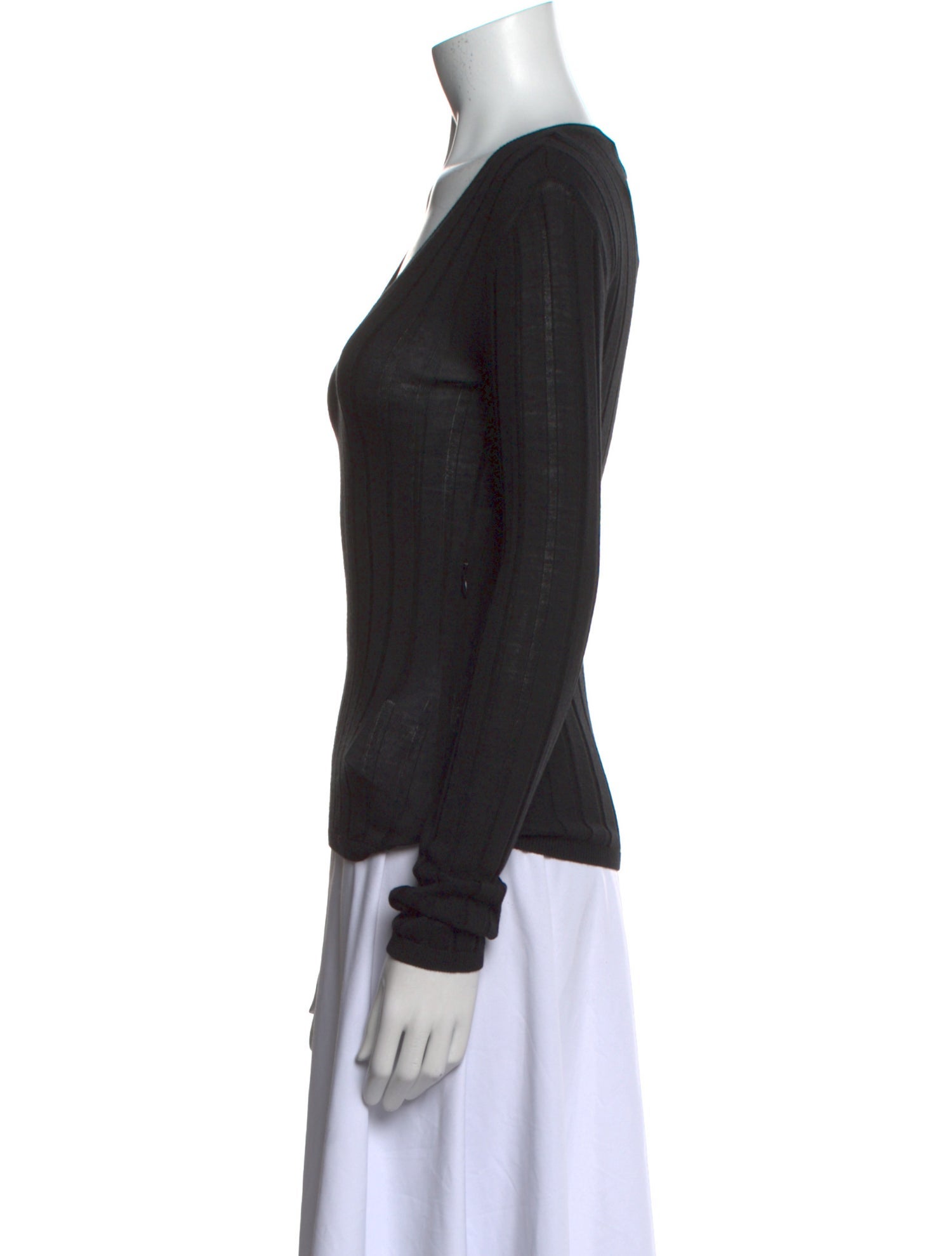 Valentino Virgin Wool V-Neck Sweater