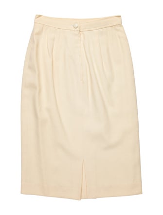 Valentino Wool Knee-Length Skirt