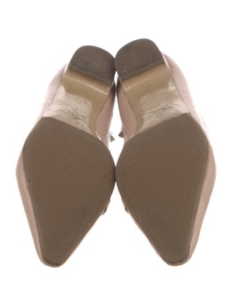 Valentino Rockstud Accents Leather Ballet Flats