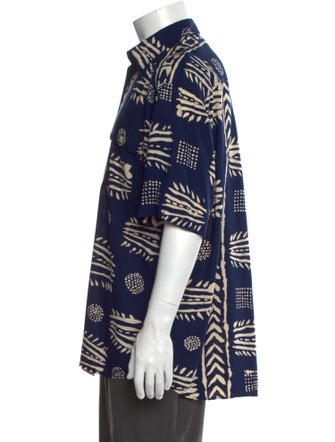 Valentino Printed Three-Quarter Sleeve Shirt