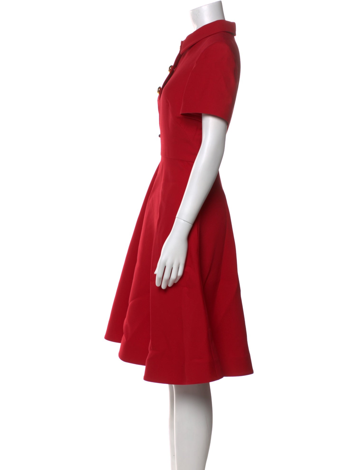 Valentino Virgin Wool Midi Length Dress w/ Tags