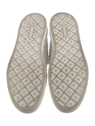 Valentino Rockstud Accents Leather Sneakers