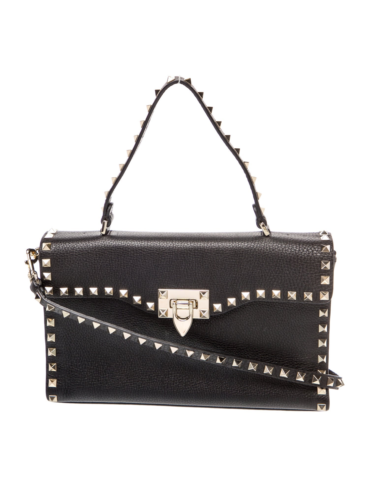 Valentino Leather Top Handle Bag