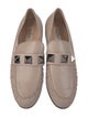 Valentino Rockstud Accents Leather Loafers
