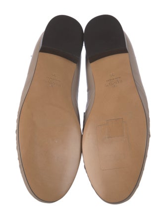 Valentino Rockstud Accents Leather Loafers