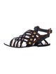 Valentino Rockstud Accents Leather Gladiator Sandals