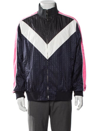 Valentino Colorblock Pattern Windbreaker