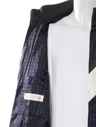 Valentino Colorblock Pattern Windbreaker