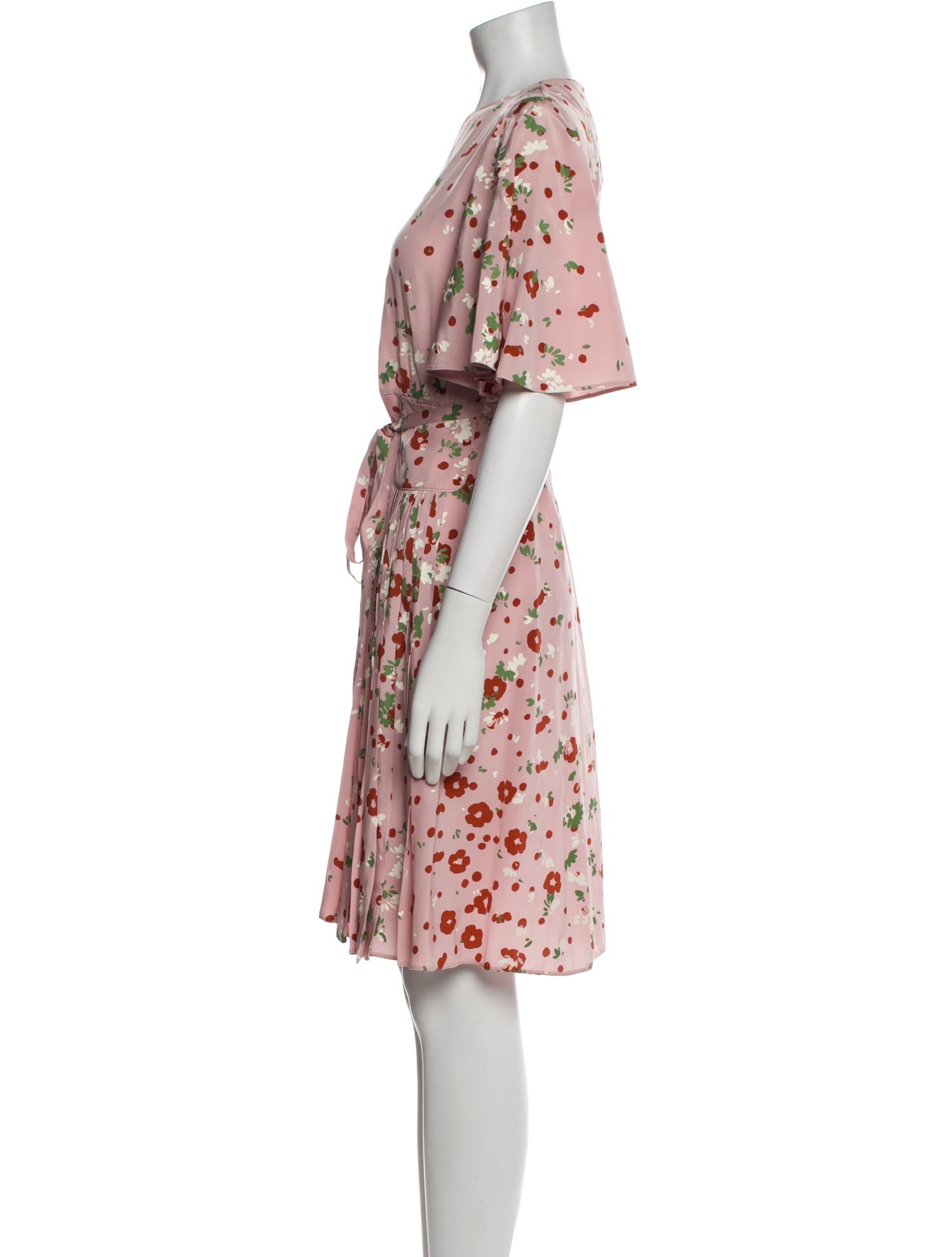 Valentino Silk Knee-Length Dress