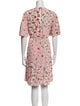 Valentino Silk Knee-Length Dress