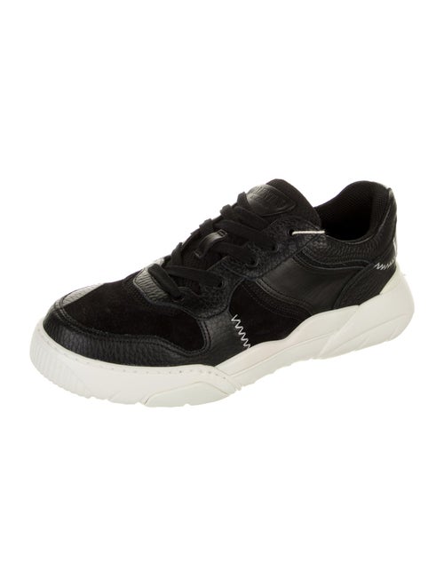 Valentino Rockstud Accents Leather Sneakers
