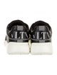 Valentino Rockstud Accents Leather Sneakers