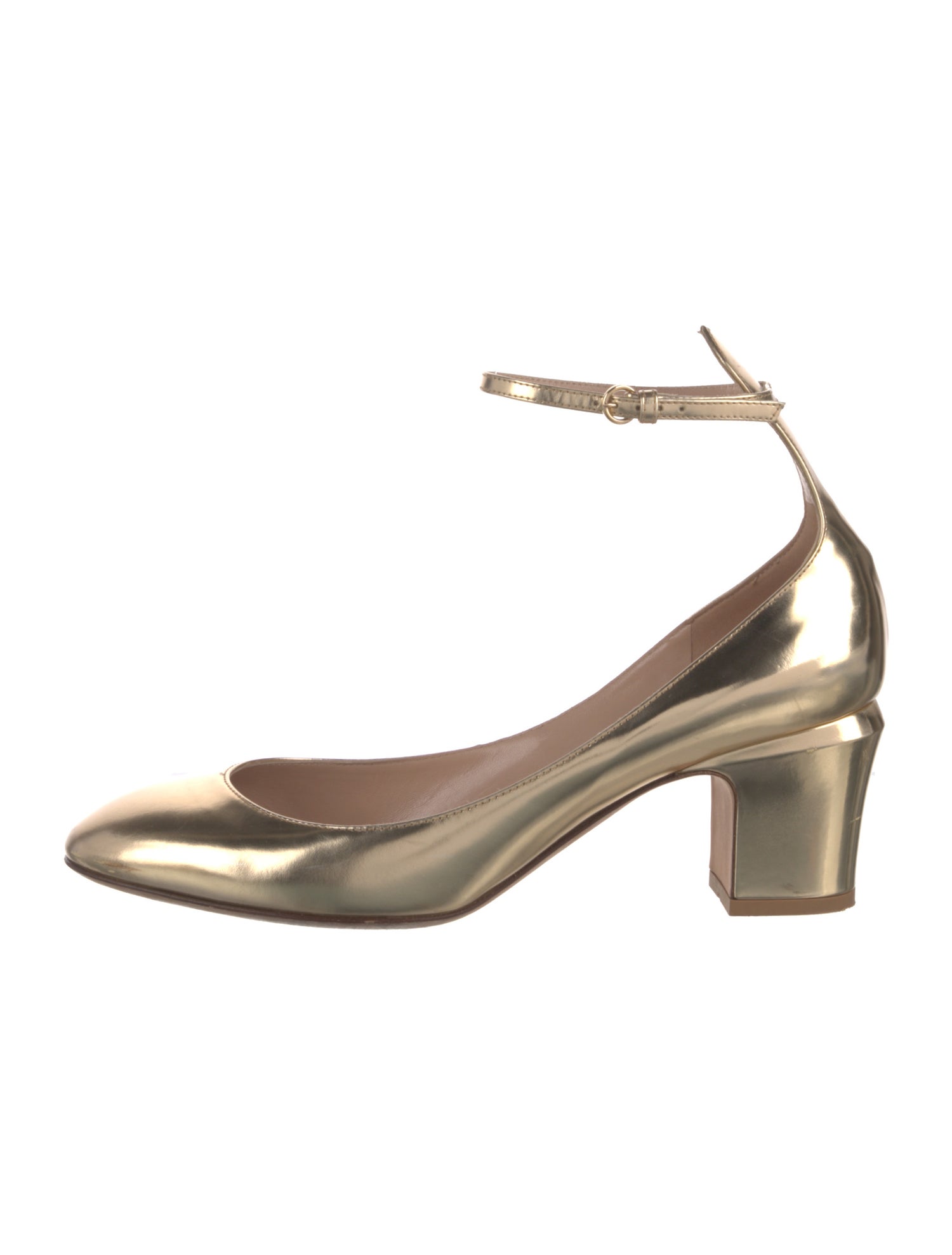 Valentino Leather Leather Trim Embellishment Pumps