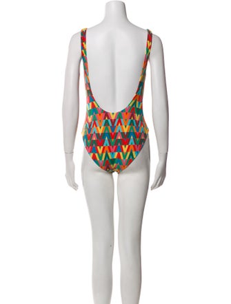 Valentino Striped One-Piece