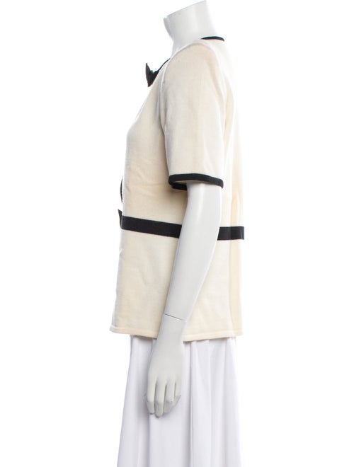 Valentino Wool Crew Neck Blouse