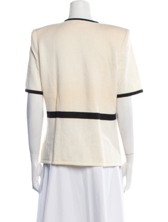 Valentino Wool Crew Neck Blouse
