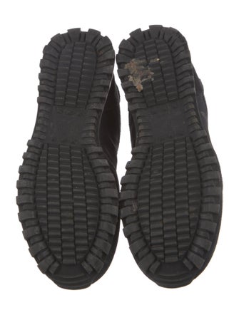 Valentino Rockstud Accents Suede Athletic Sneakers