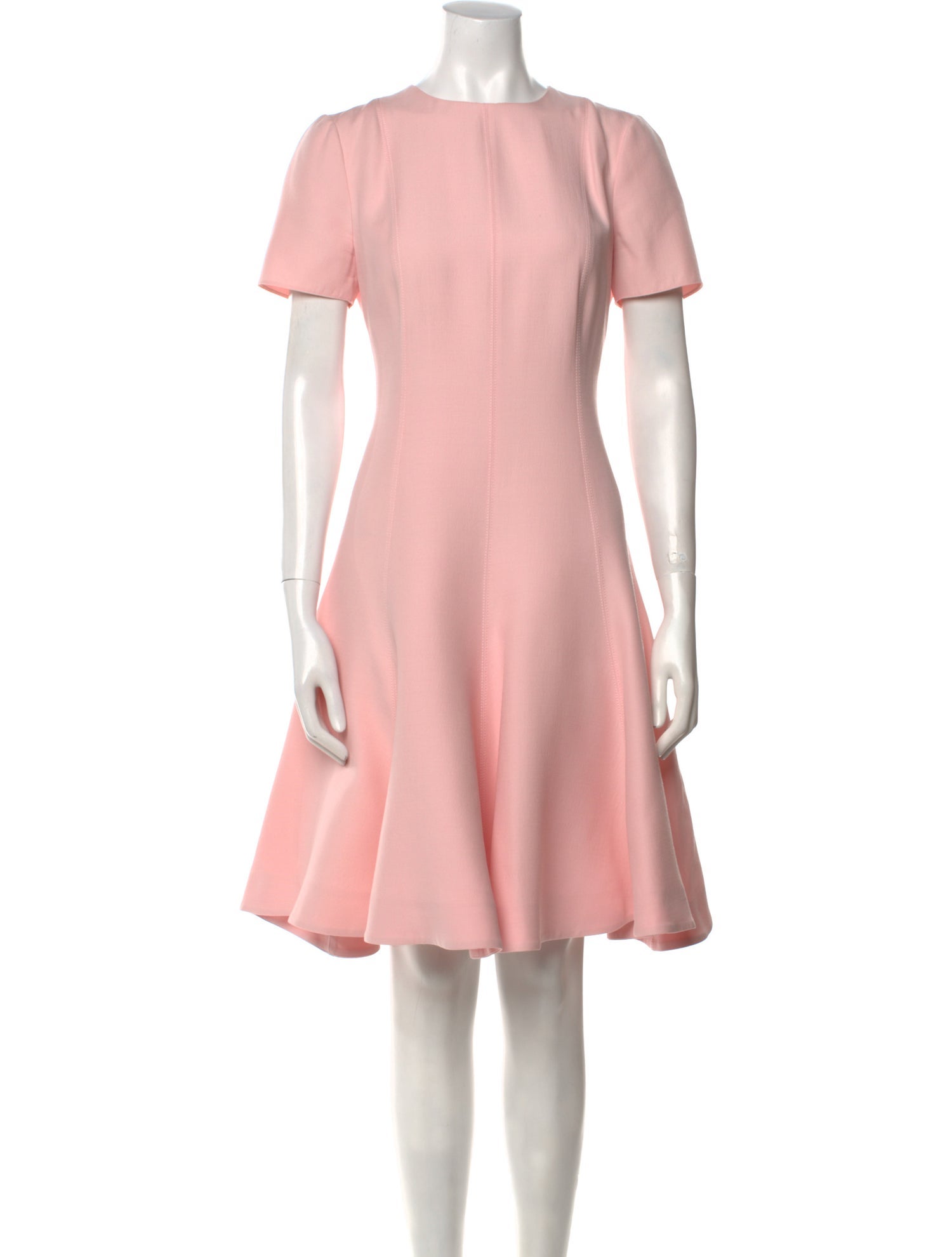 Valentino Crew Neck Knee-Length Dress
