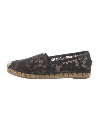 Valentino Lace Lace Pattern Espadrilles