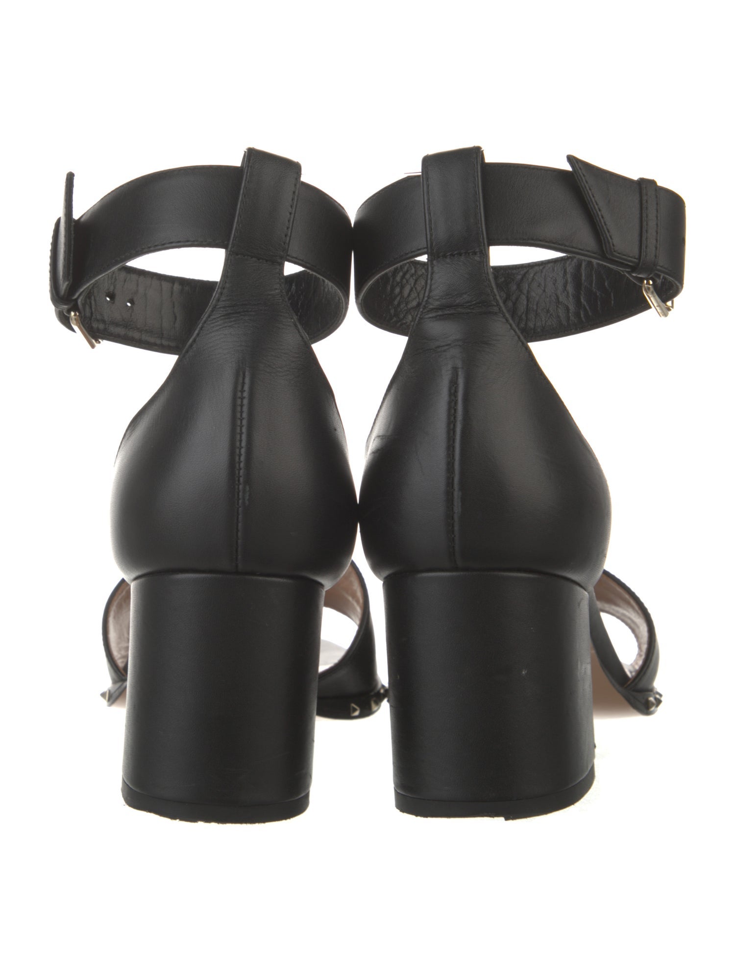 Valentino Rockstud Accents Leather Sandals