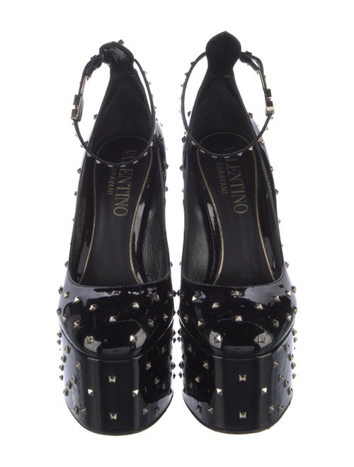 Valentino Rockstud Accents Patent Leather Pumps