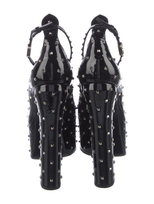 Valentino Rockstud Accents Patent Leather Pumps