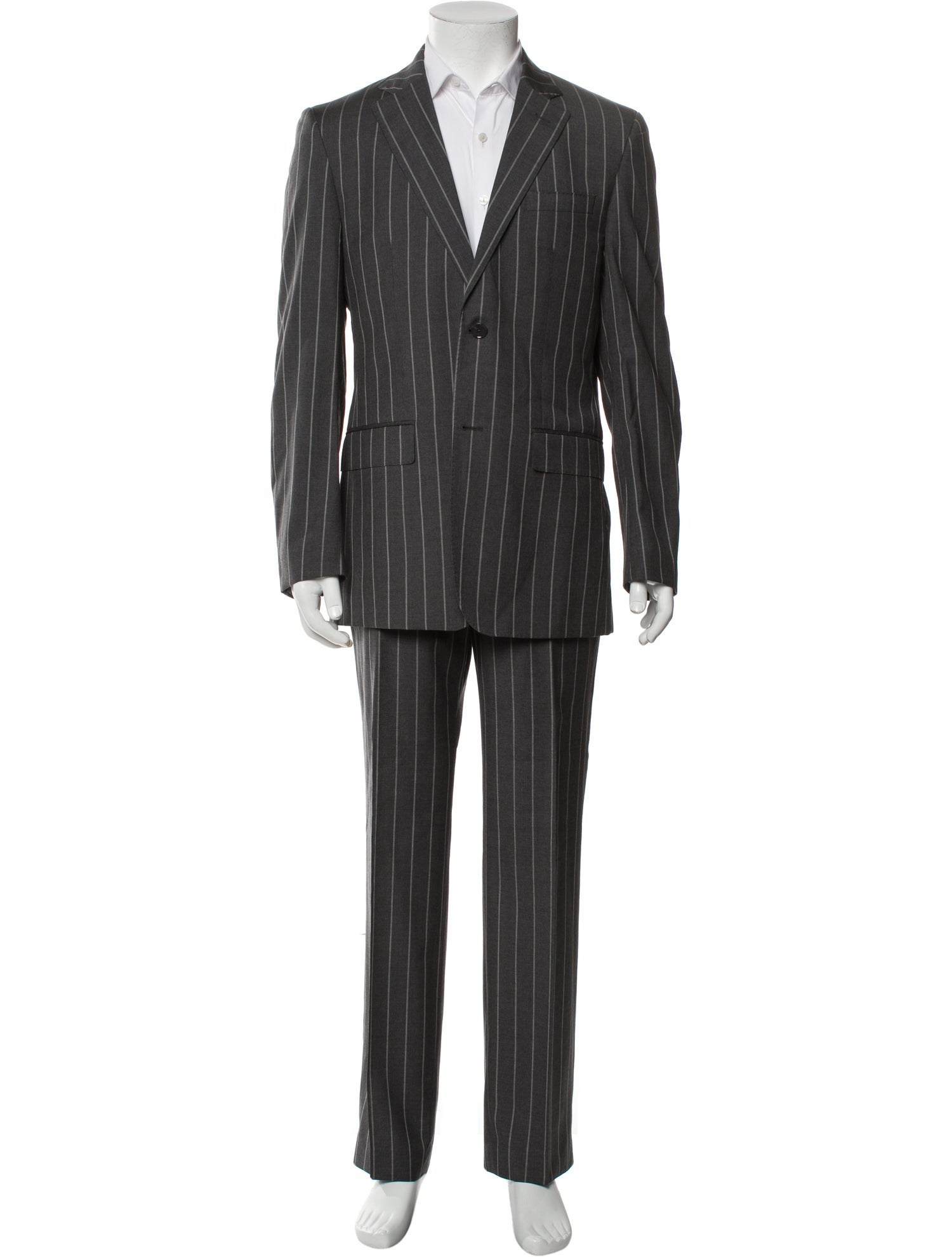 Valentino Striped Fleece Wool Two-Piece Set