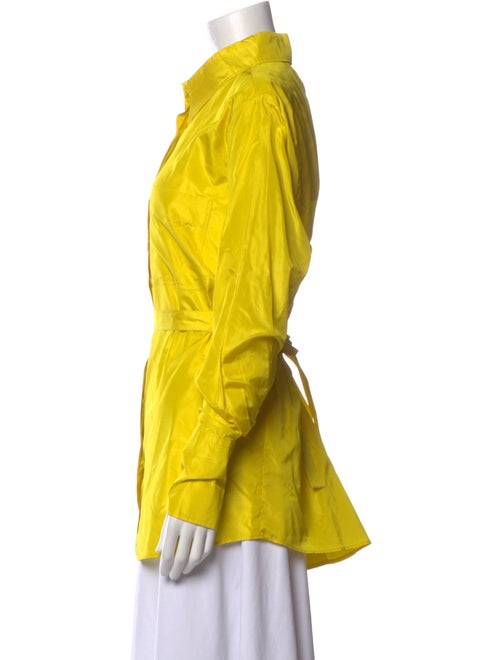 Valentino Long Sleeve Button-Up Top