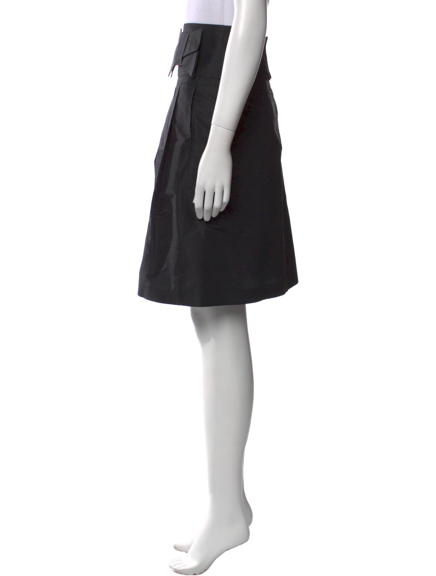 Valentino Silk Knee-Length Skirt