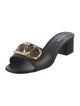 Valentino Leather Slides