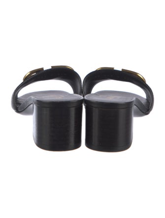 Valentino Leather Slides