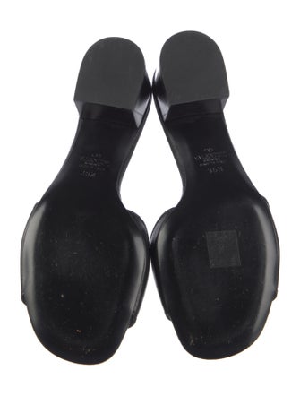 Valentino Leather Slides