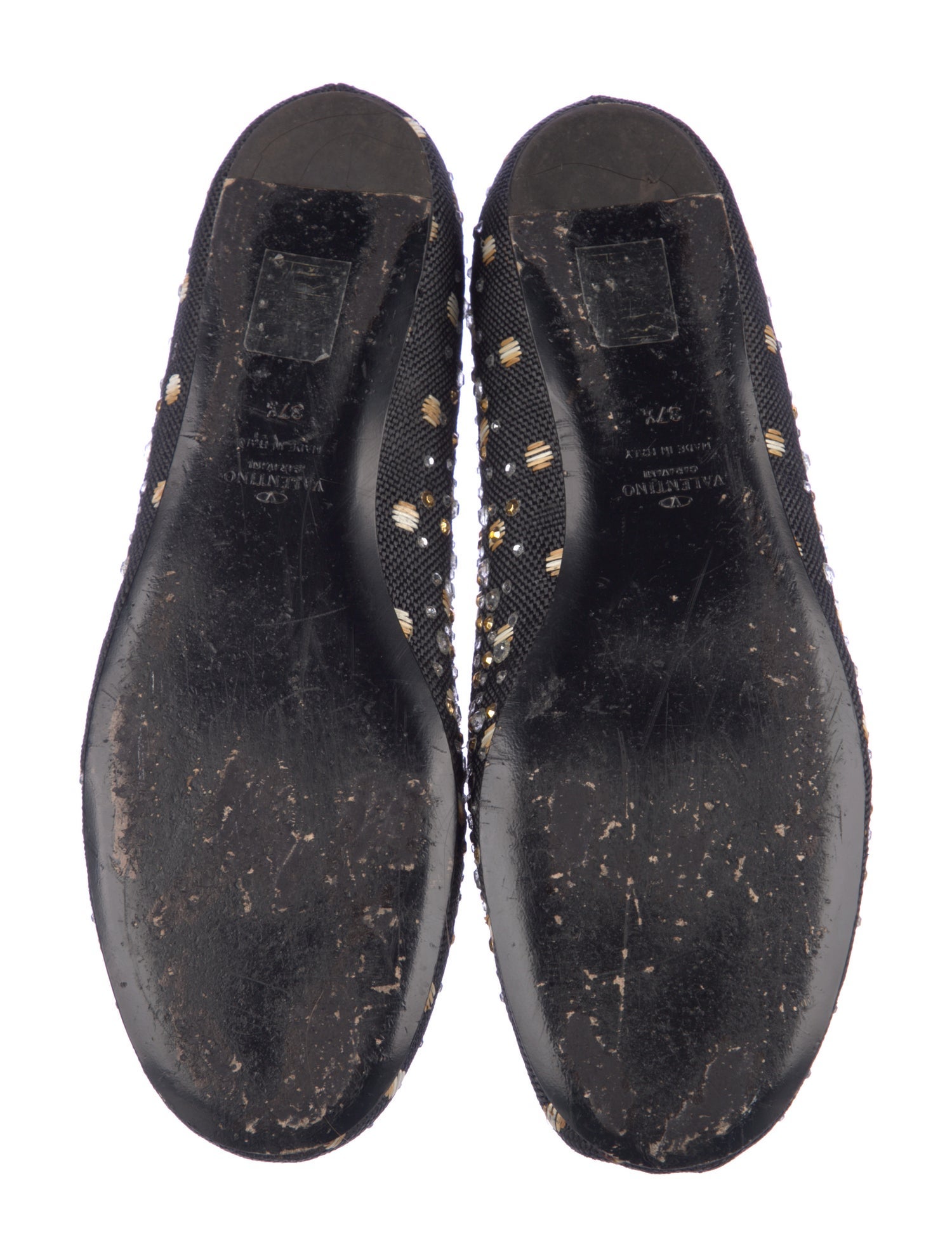 Valentino Canvas Printed Flats