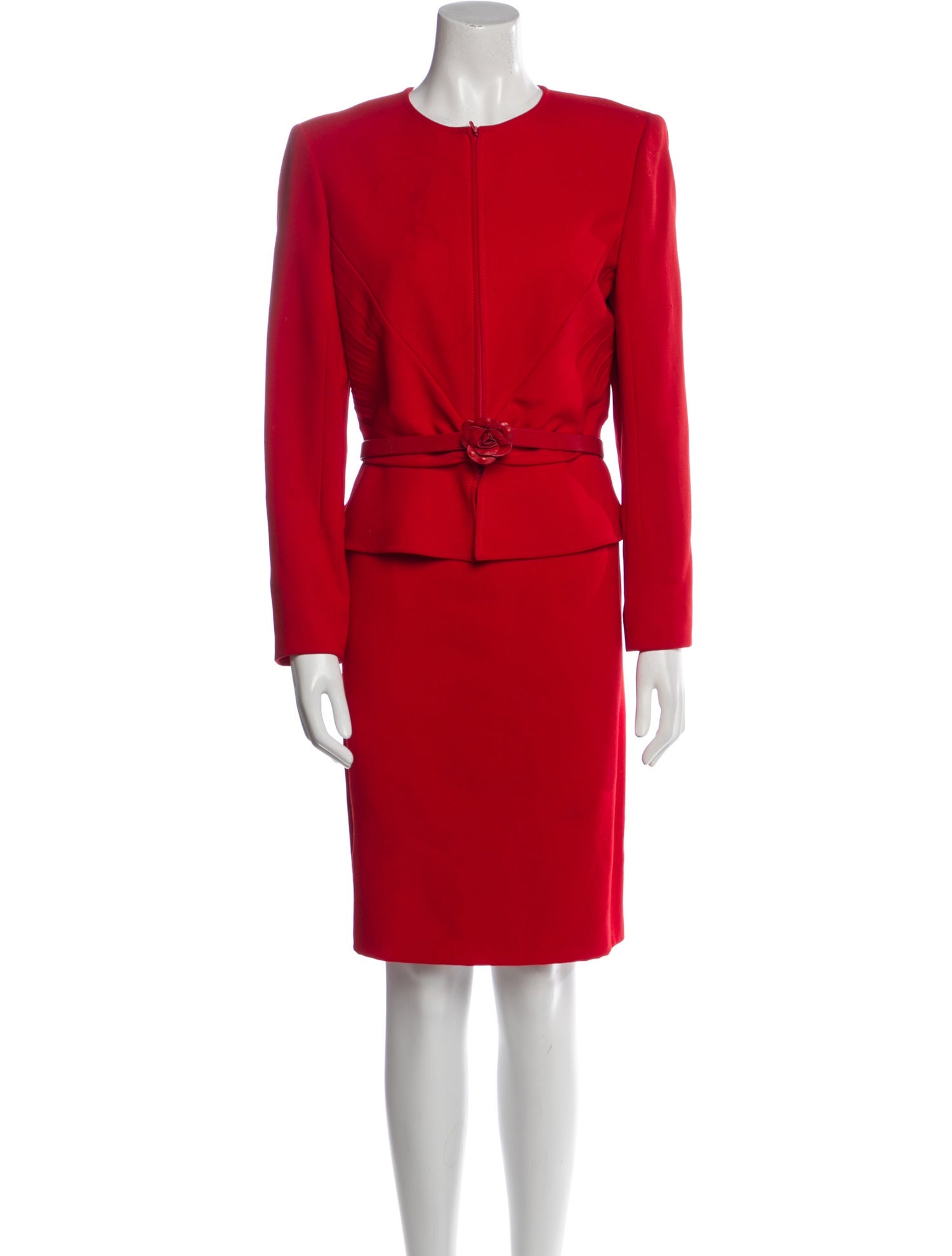 Valentino Vintage Wool Skirt Suit