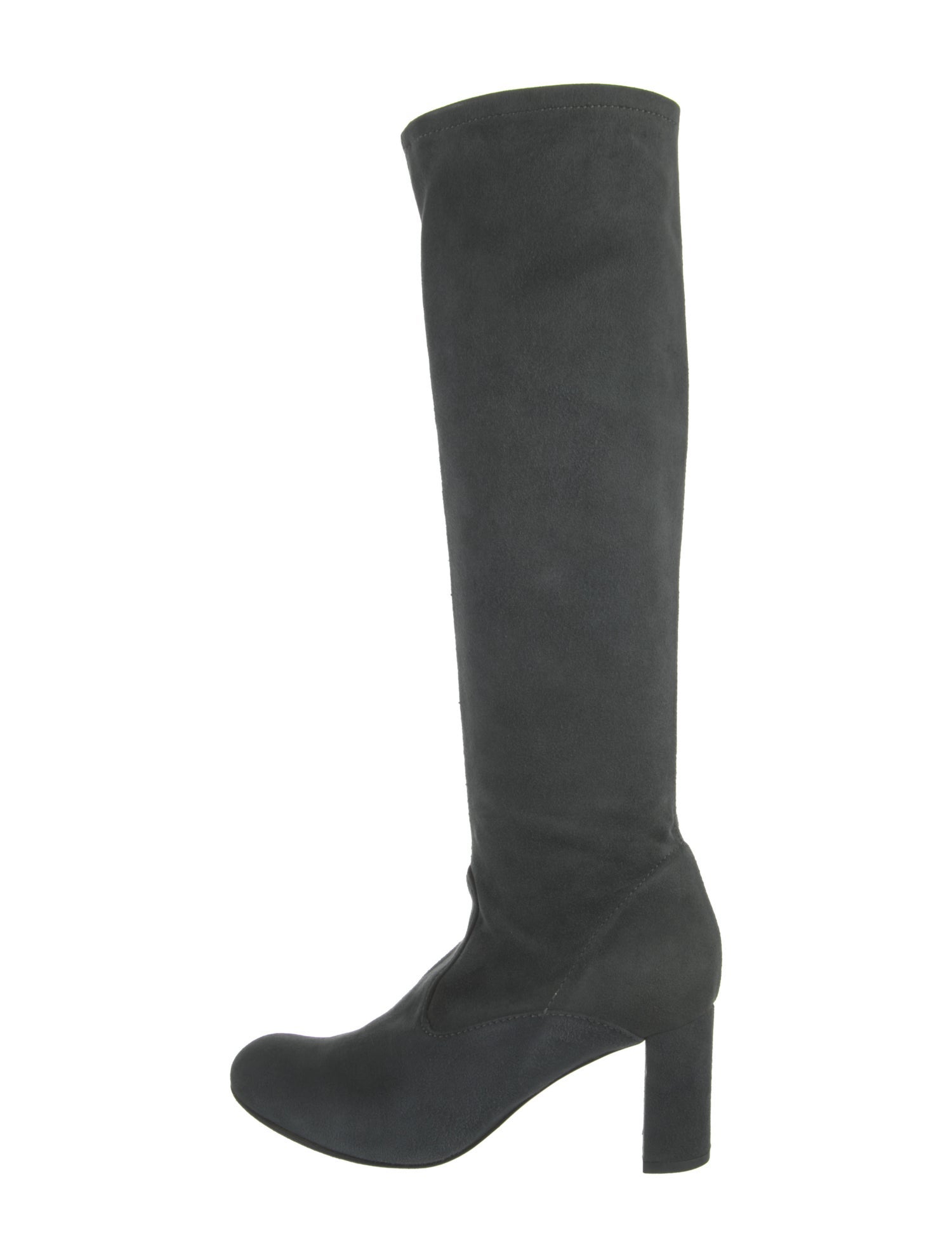 Valentino Rockstud Accents Suede Boots