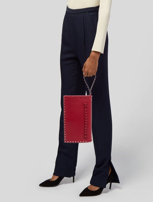 Valentino Rockstud Clutch