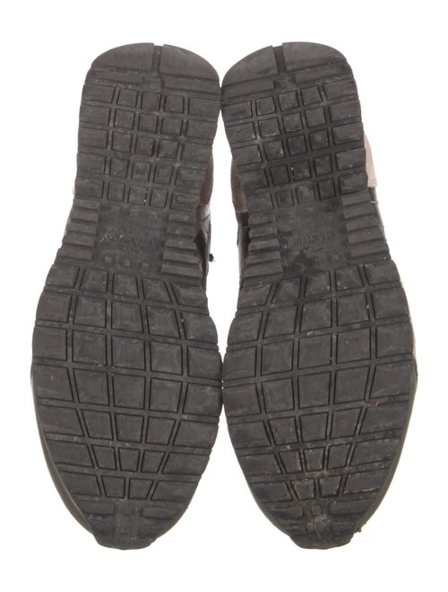 Valentino Rockstud Accents Leather Sneakers