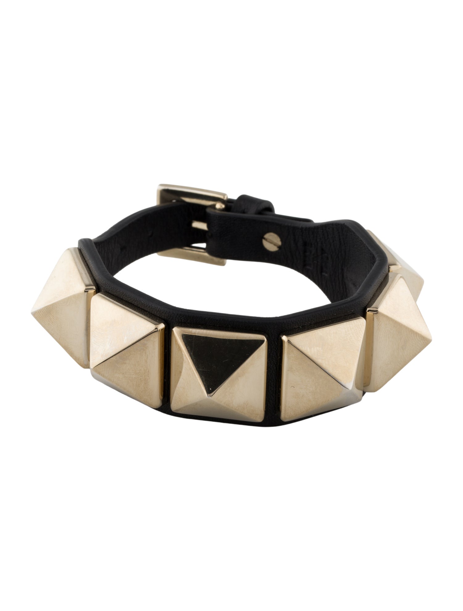 Valentino Studded Leather Bracelet