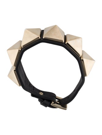 Valentino Studded Leather Bracelet