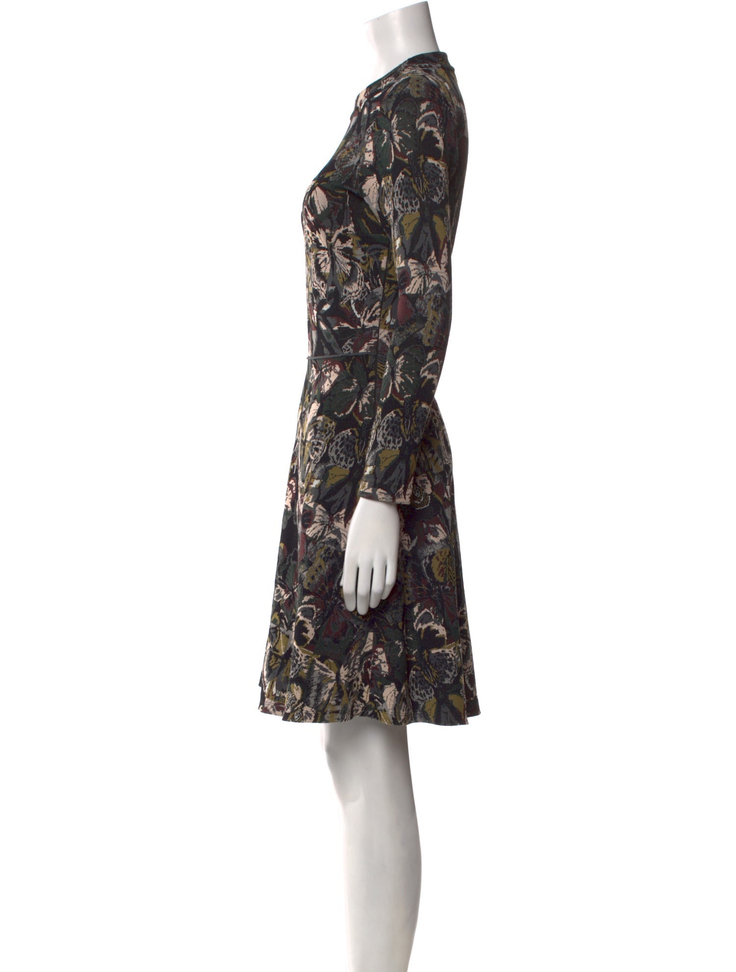 Valentino Printed Knee-Length Dress
