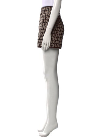 Valentino Printed Mini Shorts