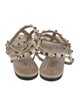 Valentino Rockstud Accents Leather Gladiator Sandals