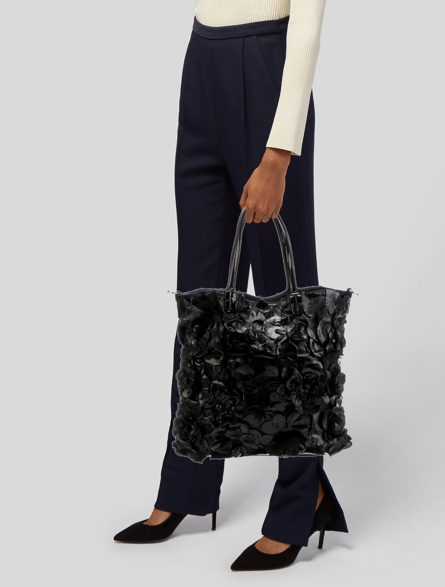 Valentino Patent Leather Tote