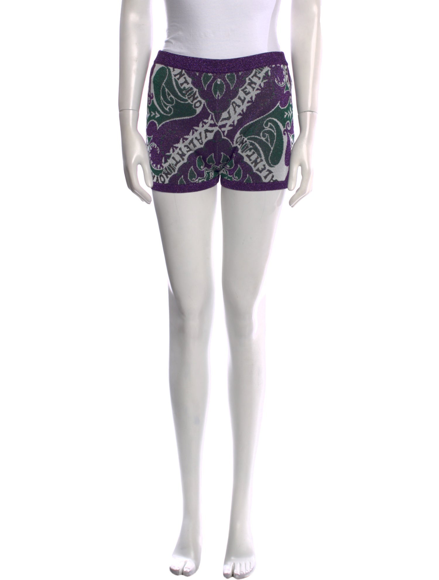 Valentino Silk Mini Shorts